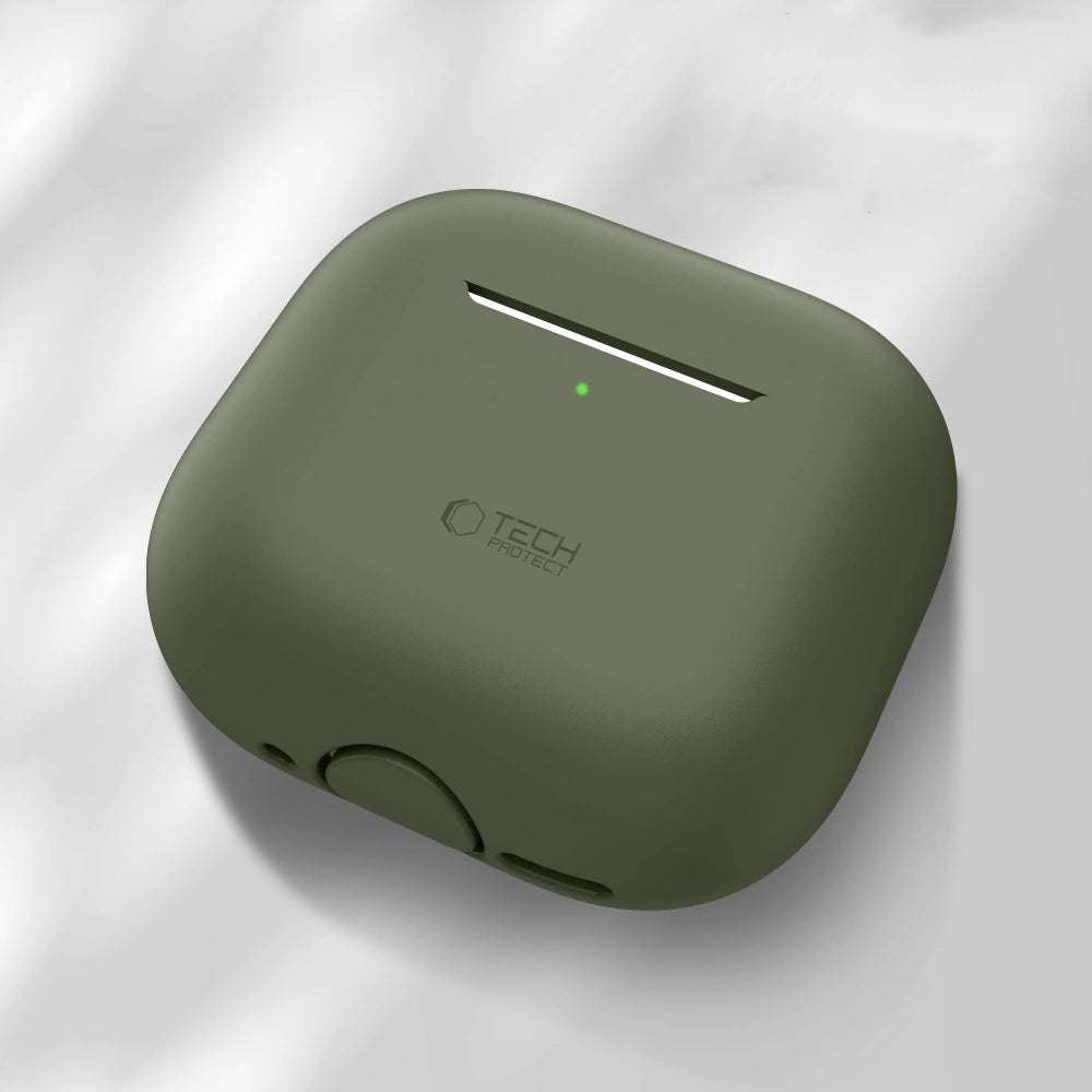 Tech-Protect AirPods 4 Θήκη Σιλικόνης - Silicone - Olive Green