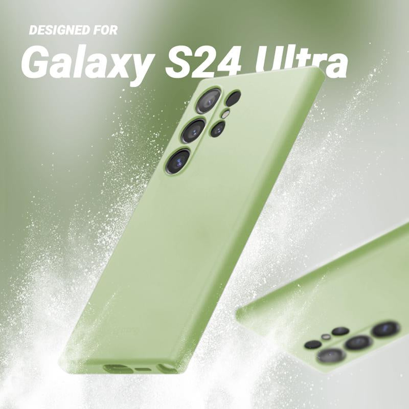 Crong Samsung Galaxy S24 Ultra Cover Θήκη Σιλικόνης - Mint