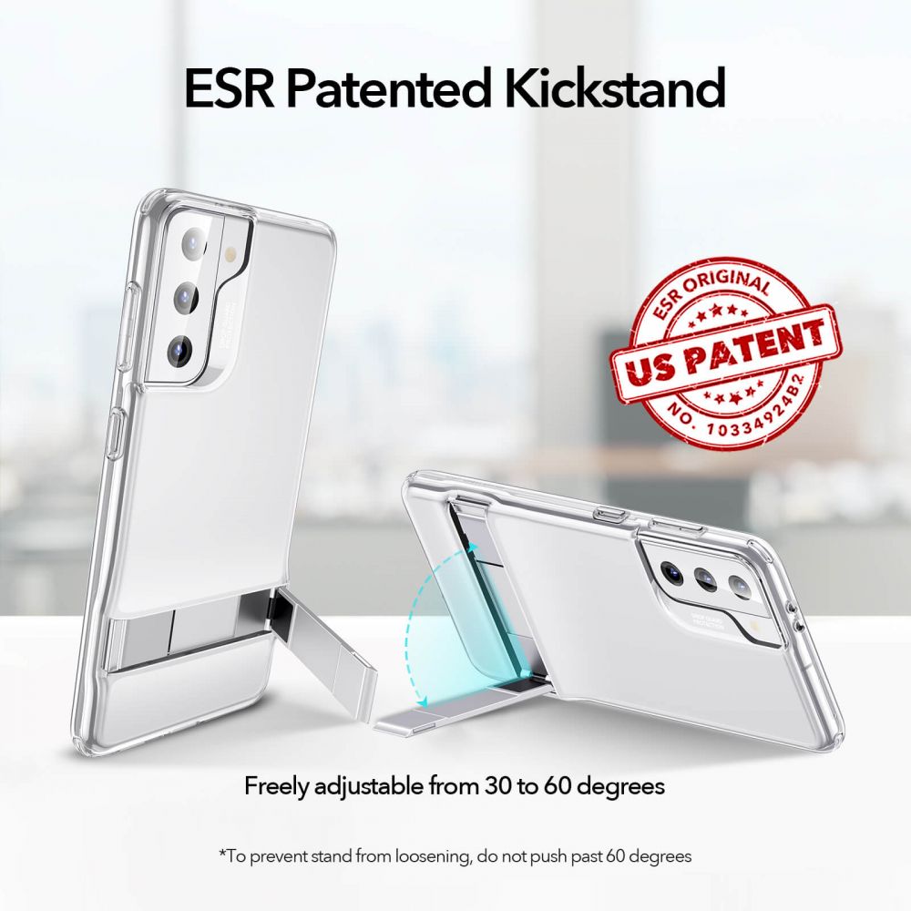 ESR Samsung Galaxy S21 Plus Air Shield Boost Θήκη Σιλικόνης με Stand - Διάφανη