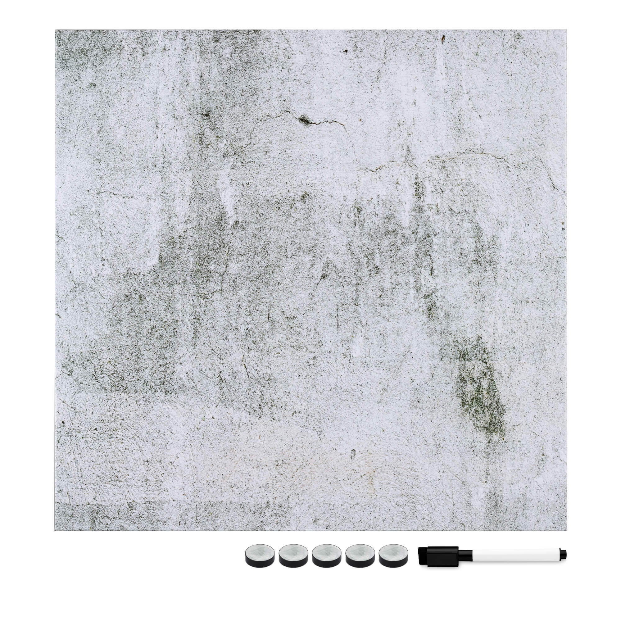 Navaris Μαγνητικός Πίνακας - Design Concrete - 40 x 40cm - 57021.01