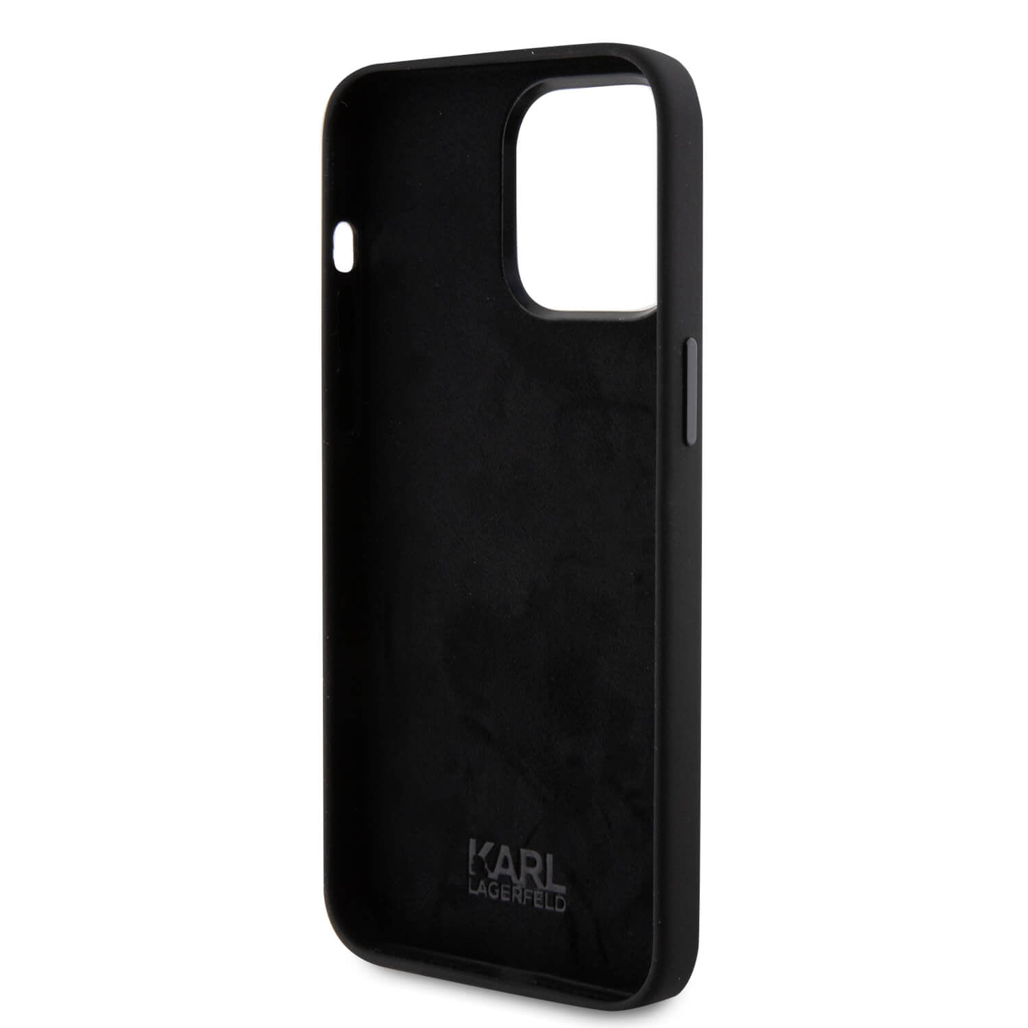 Karl Lagerfeld iPhone 15 Pro Max Silicone Karl and Choupette Head Σκληρή Θήκη με Πλαίσιο Σιλικόνης - Black - KLHCP15XSDHKCNK