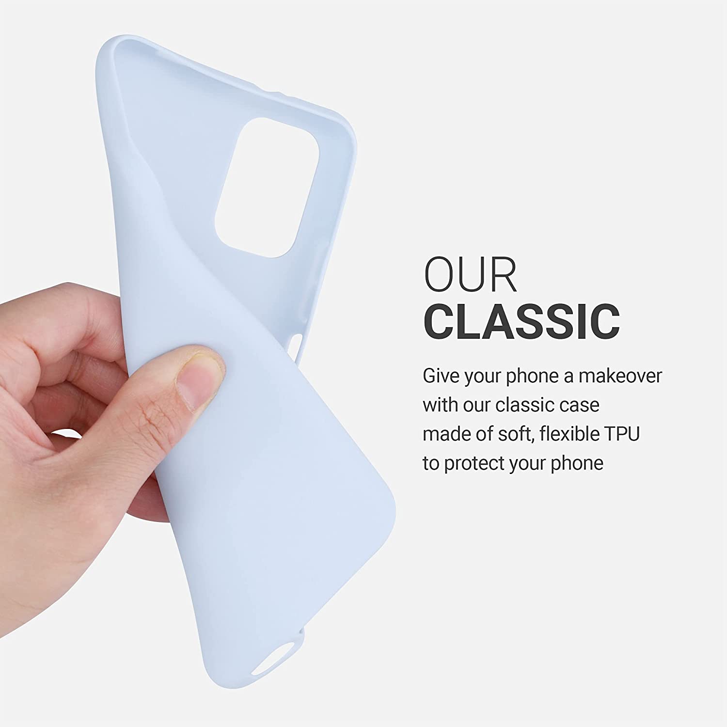 KW Xiaomi Poco M3 Θήκη Σιλικόνης TPU - Light Blue Matte - 53971.58