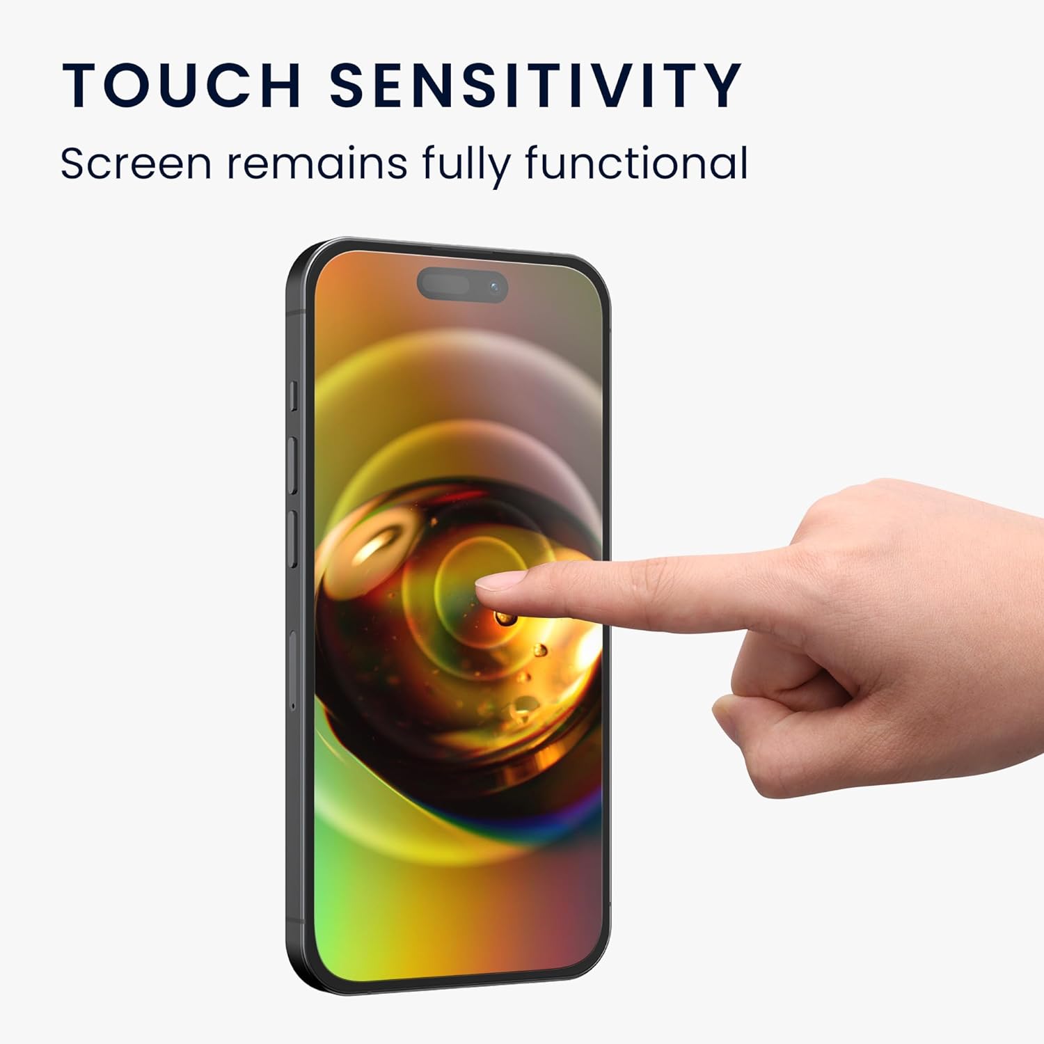 Kalibri iPhone 15 Pro - Full Screen Αντιχαρακτικό Γυαλί Οθόνης - 2 Τεμάχια - Διάφανα - 61969.1