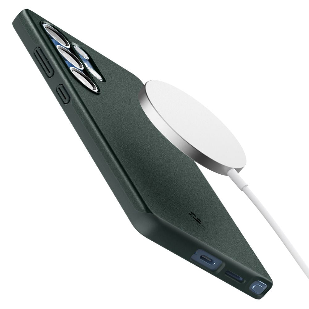 Spigen Samsung Galaxy S25 Ultra Thin Fit Mag Θήκη με MagSafe - Abyss Green