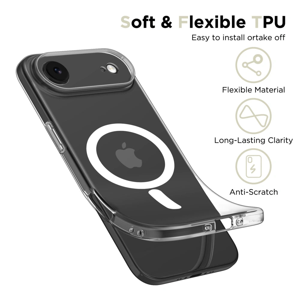 Tech-Protect iPhone Air Flexair Θήκη Σιλικόνης TPU με MagSafe - Clear