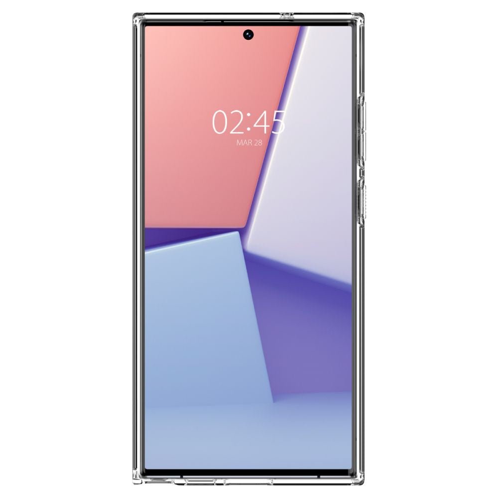 Spigen Samsung Galaxy S23 Ultra - Ultra Hybrid Σκληρή Θήκη με Πλαίσιο Σιλικόνης - Crystal Clear