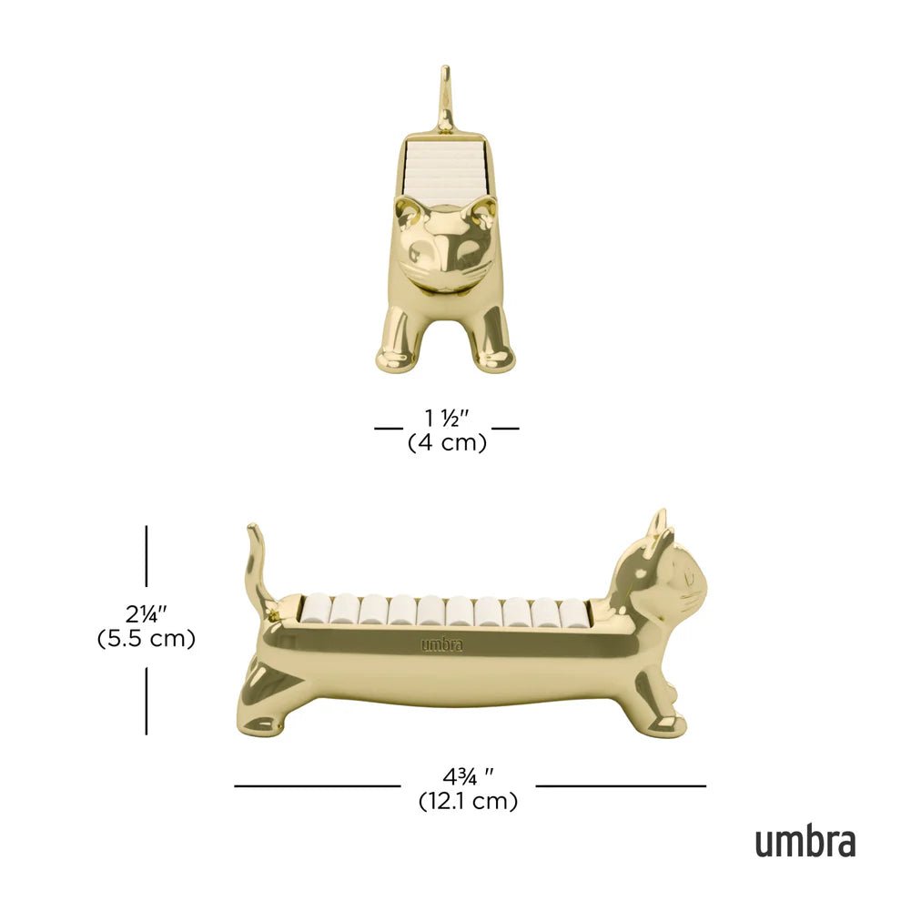 Umbra Ali Cat Κοσμηματοθήκη Δαχτυλιδιών - Brass