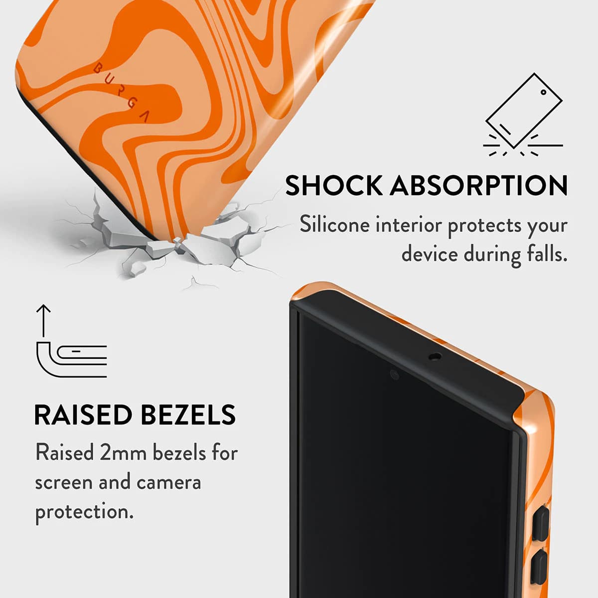 Burga Samsung Galaxy S22 Ultra Fashion Tough Σκληρή Θήκη - High Vibrations