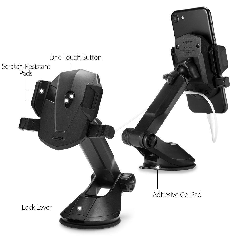 Spigen TS35 Signature Car Mount Holder - Universal Βάση Αυτοκινήτου Ταμπλό - Black