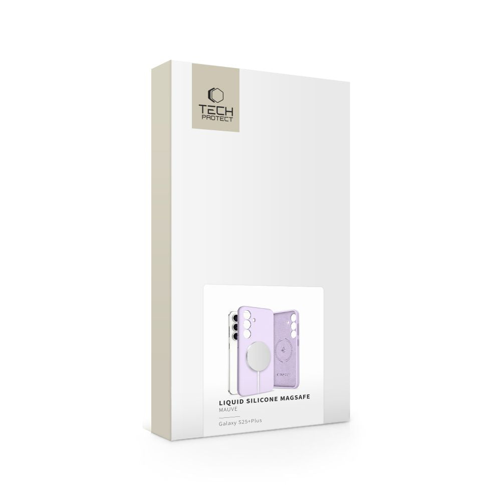 Tech-Protect Samsung Galaxy S25 Plus Liquid Silicone - MagSafe Θήκη Σιλικόνης TPU - Mauve