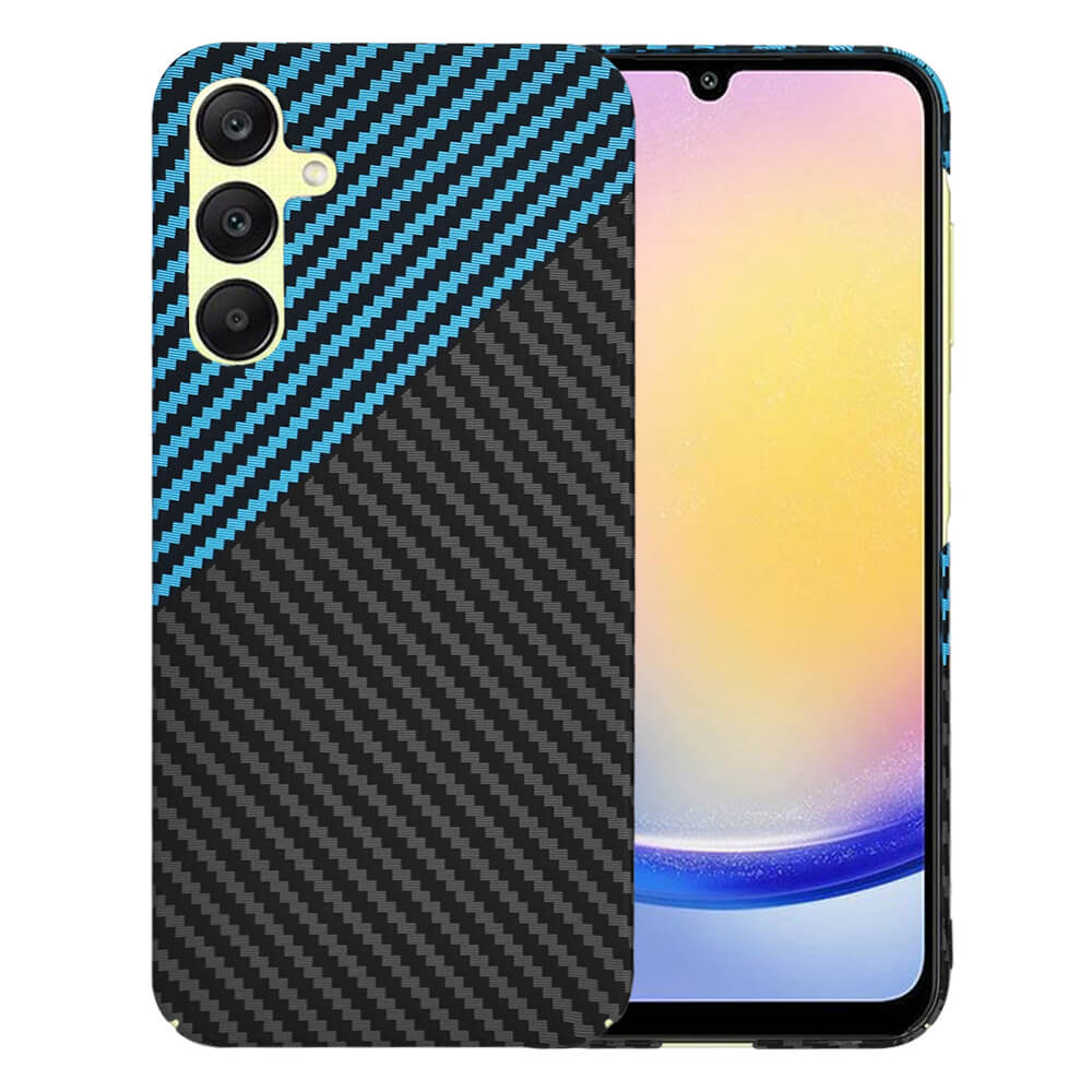 Techsuit Samsung Galaxy A25 5G Σκληρή Θήκη Carbonite FiberShell - Blue Pulse