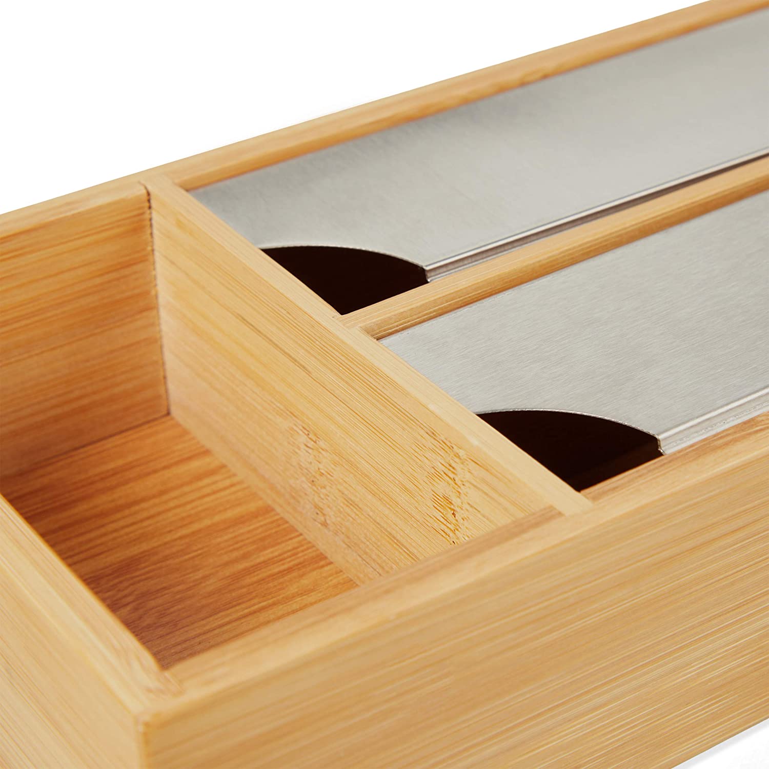 Relaxdays Διανομέας Αλουμινόχαρτου από Μπαμπού - Natural - 4052025274900