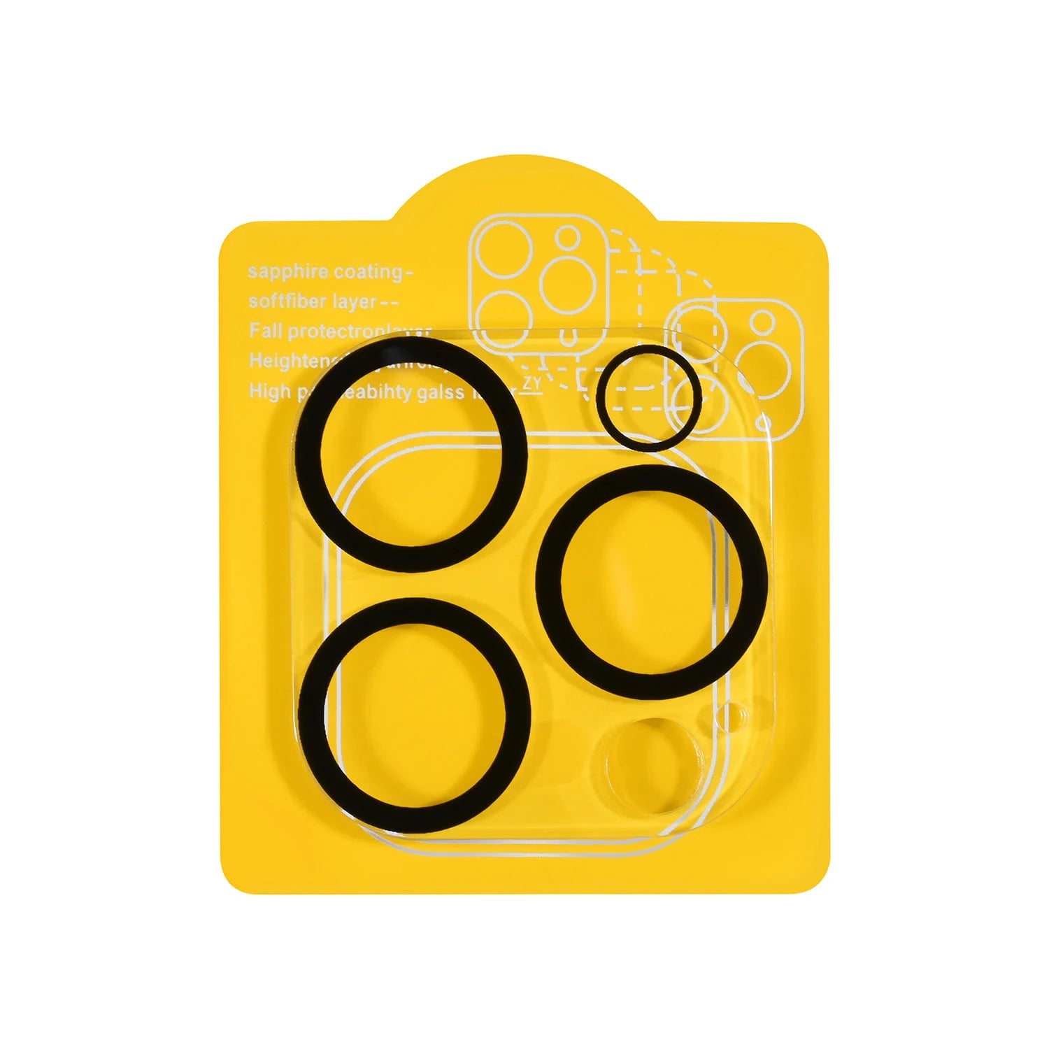 Tuniq iPhone 14 Pro - Προστασία Κάμερας - Αντιχαρακτικό Γυαλί - Διάφανο