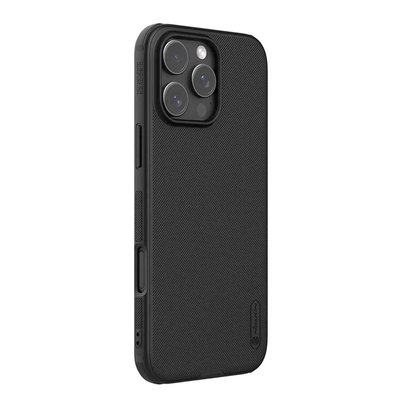 Nillkin iPhone 16 Pro Max Super Frosted Shield Pro Σκληρή Θήκη με Πλαίσιο Σιλικόνης - Black