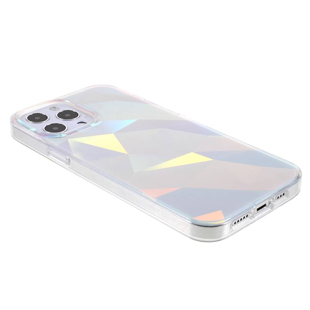 Kingxbar iPhone 13 Pro Streamer Series Σκληρή Θήκη με Πλαίσιο Σιλικόνης - Lattice Pattern - Multicolor