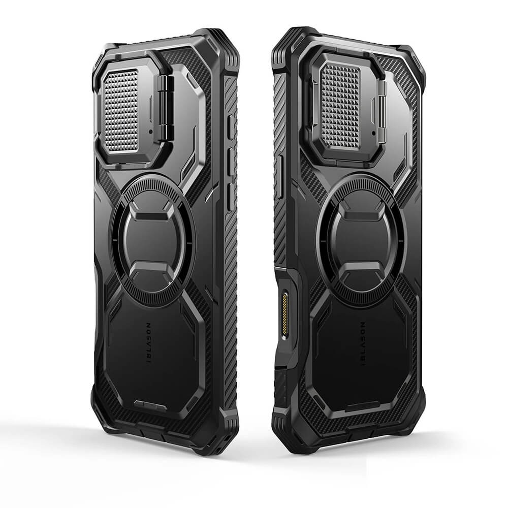 Supcase iPhone 16 Armorbox MagSafe Σκληρή Θήκη με Προστασία Οθόνης και Κάλυμμα Κάμερας / Stand - Black