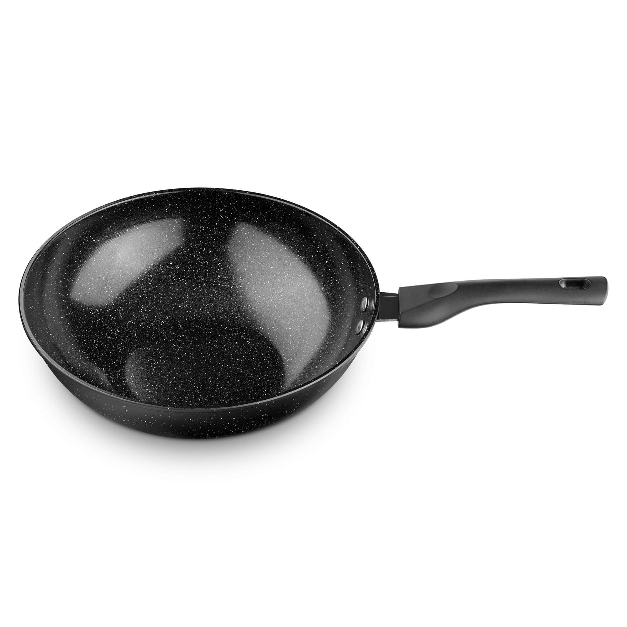 Navaris Wok με Αντικολλητική Επιφάνεια - 30cm - Black - 56918.01