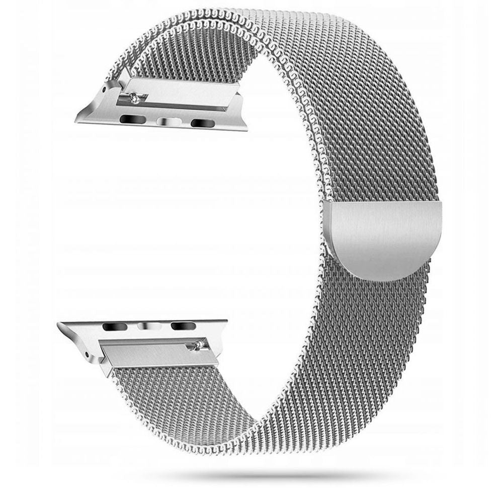 Tech-Protect Λουράκι Apple Watch 8/9/10/11 - SE (1/2/3) - 40/41/42mm MilaneseBand από Ανοξείδωτο Ατσάλι - Silver