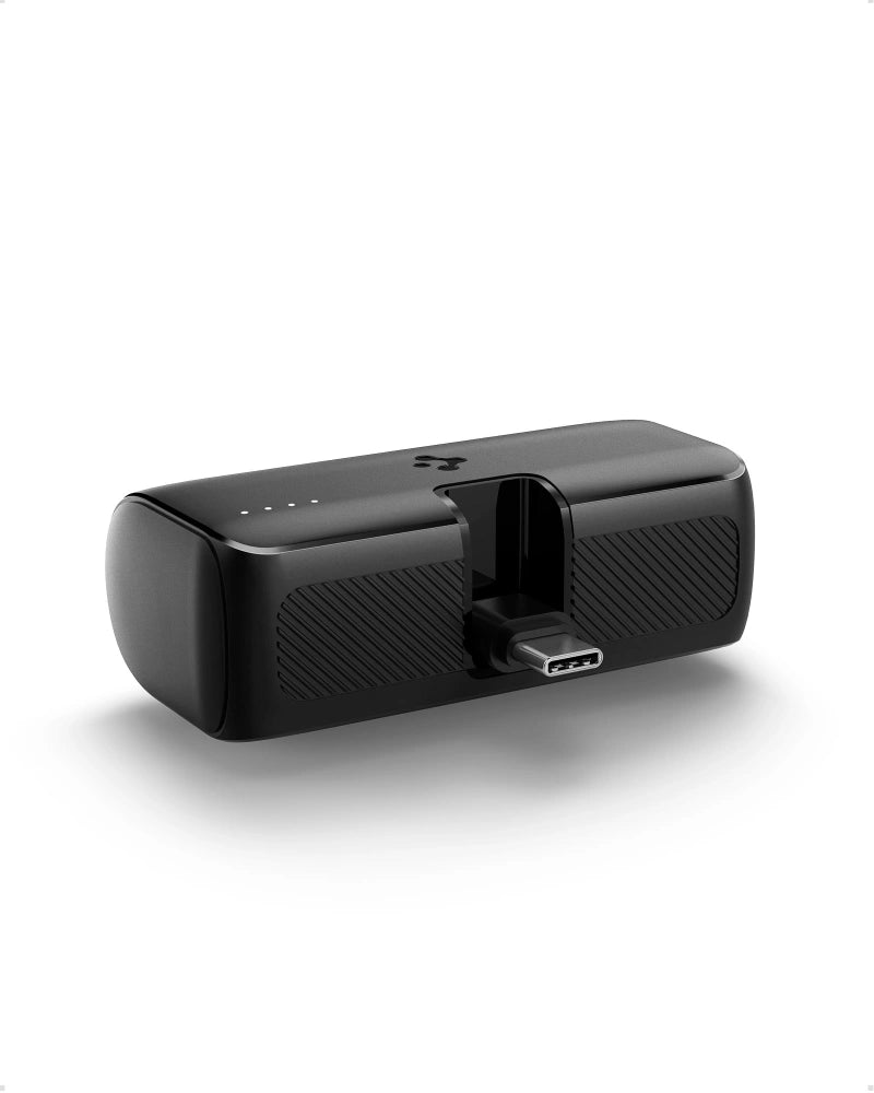 Spigen EA2205 PowerBank 5000mAh 22.5W με Eνσωματωμένο Bύσμα Type-C και 1 Θύρα Type-C - Black