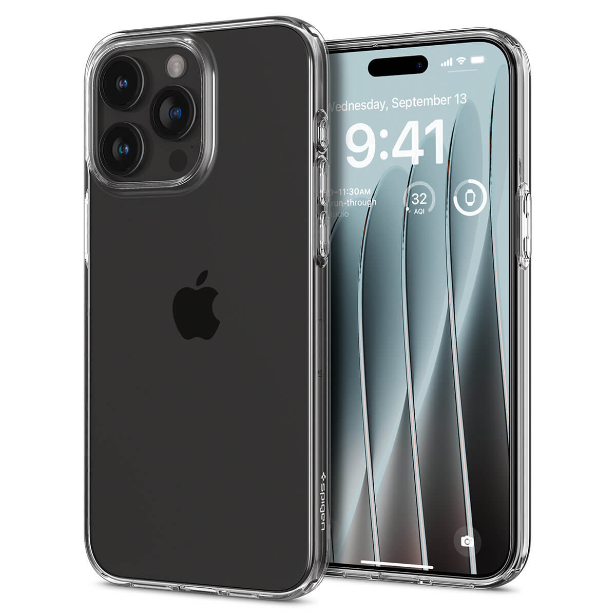 Spigen iPhone 15 Pro Max Crystal Flex Θήκη Σιλικόνης - Crystal Clear