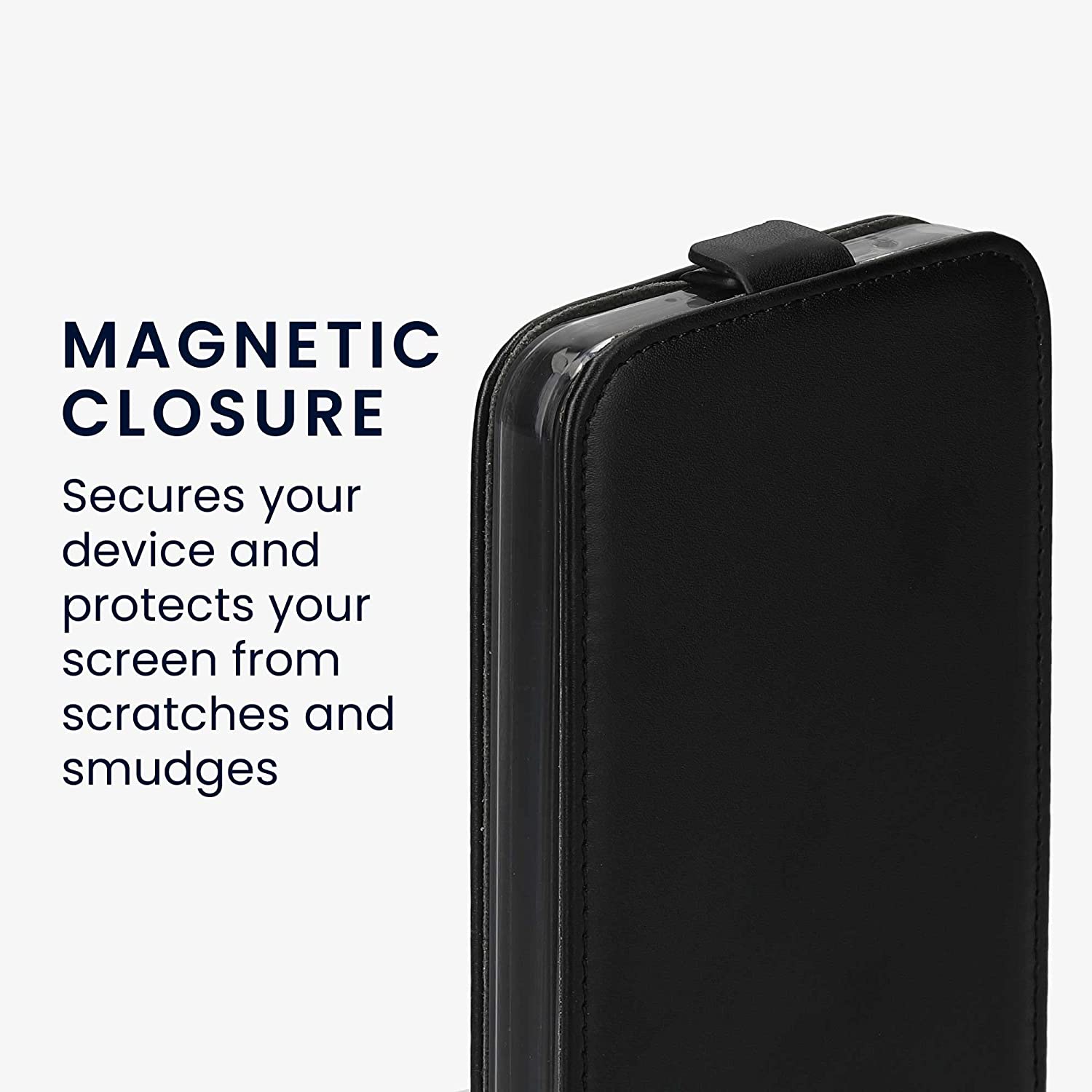 KW Samsung Galaxy A54 5G Θήκη από Δερματίνη Flip - Black - 61162.01