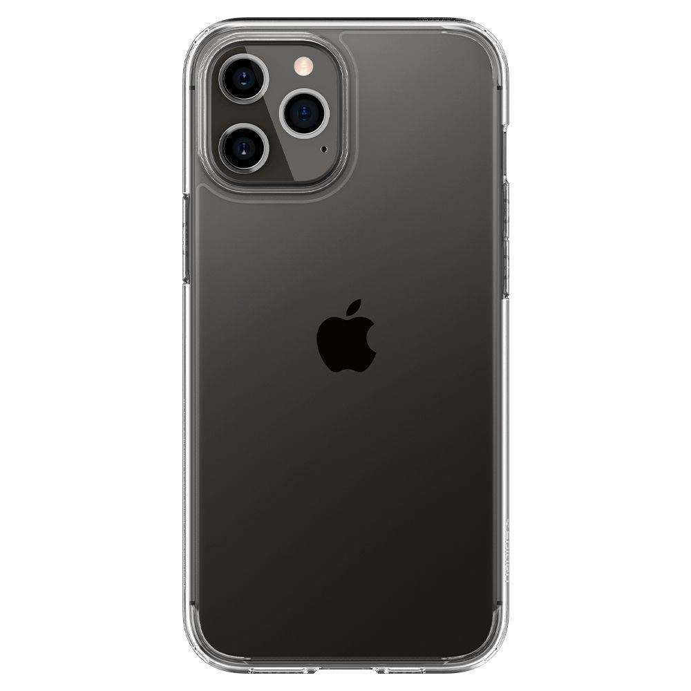 Spigen iPhone 12 Pro Max Ultra Hybrid Σκληρή Θήκη με Πλαίσιο Σιλικόνης - Crystal Clear