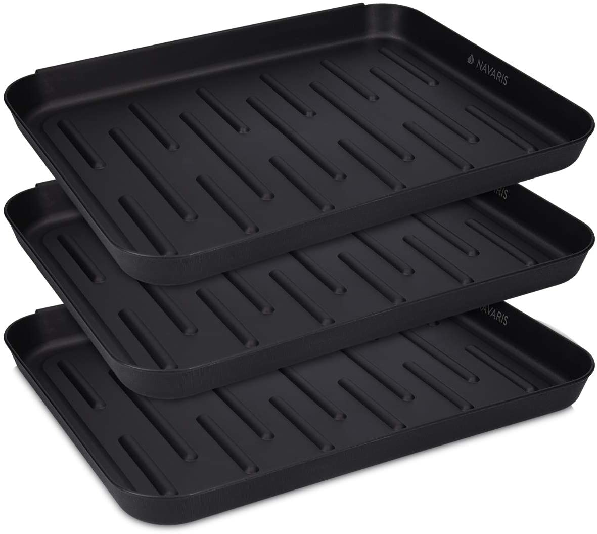 Navaris Σετ με 3 Θήκες Στεγνώματος Παπουτσιών - Black - 46753.01