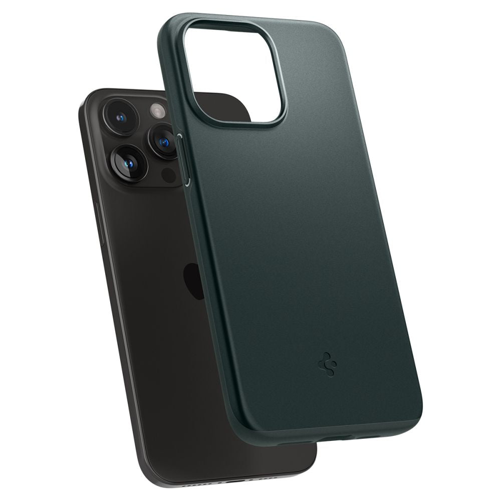 Spigen iPhone 15 Pro Thin Fit Σκληρή Θήκη - Abyss Green