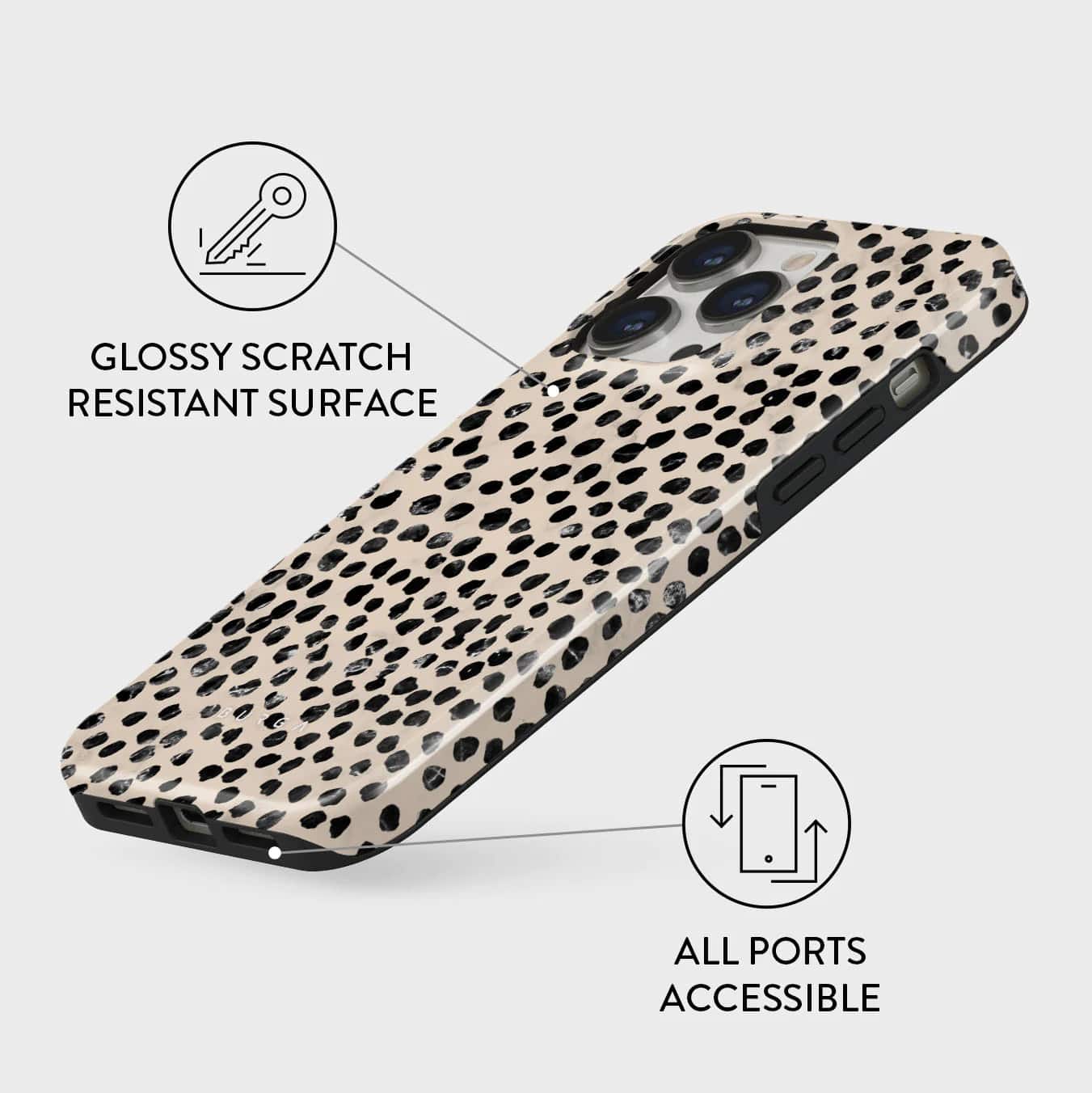 Burga iPhone 15 Pro Max Fashion Tough MagSafe Σκληρή Θήκη με MagSafe - Almond Latte