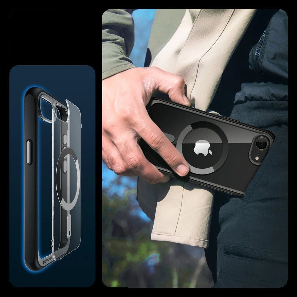 Supcase iPhone 16e UB Mag Σκληρή Θήκη με MagSafe - Black