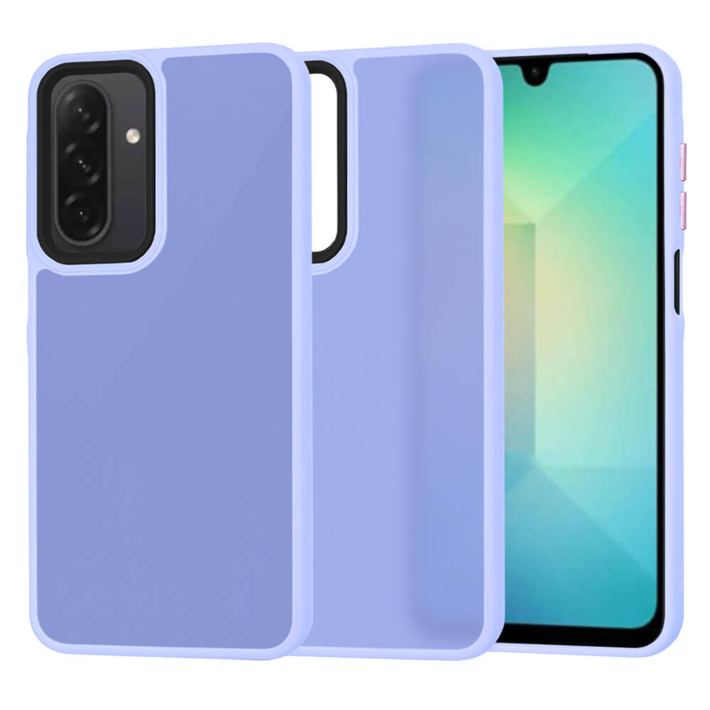 Techsuit Samsung Galaxy A26 5G - HaloFrost Series - Σκληρή Θήκη με Πλαίσιο Σιλικόνης - Light Purple