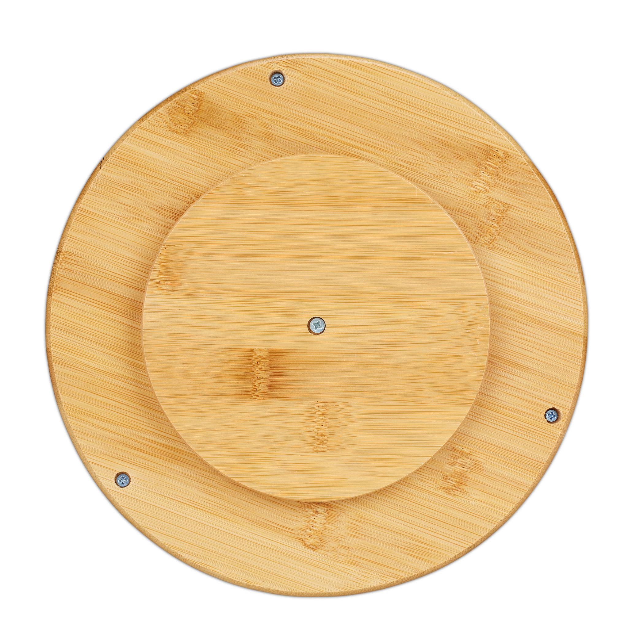 Relaxdays Περιστρεφόμενο Ράφι Κουζίνας από Μπαμπού - Natural - 4052025274894