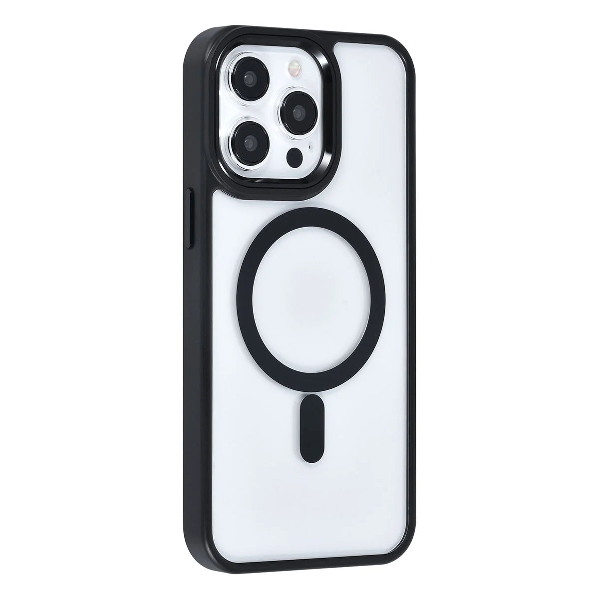 Tuniq iPhone 15 Pro Max - MagSafe Σκληρή Θήκη με Πλαίσιο Σιλικόνης - Μαύρη / Διάφανη