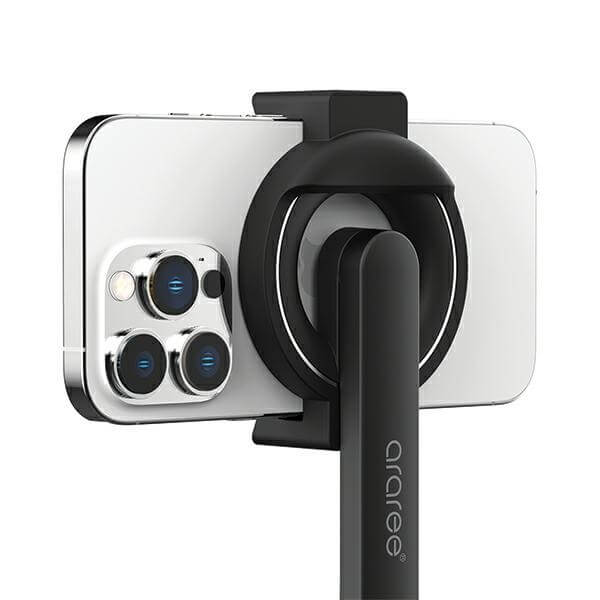 Araree Selfie Stick Bluetooth Magfie Pod - MagSafe Τρίποδο με Τηλεχειριστήριο Bluetooth - White
