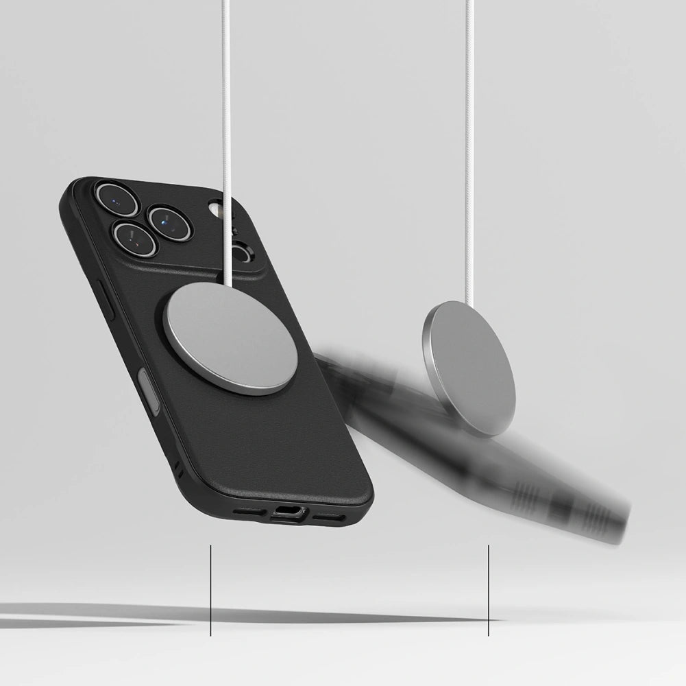 Ringke iPhone 17 Pro Max - Onyx Magnetic MagSafe Θήκη Σιλικόνης - Black