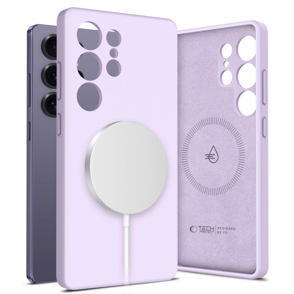 Tech-Protect Samsung Galaxy S25 Ultra Liquid Silicone - MagSafe Θήκη Σιλικόνης TPU - Mauve