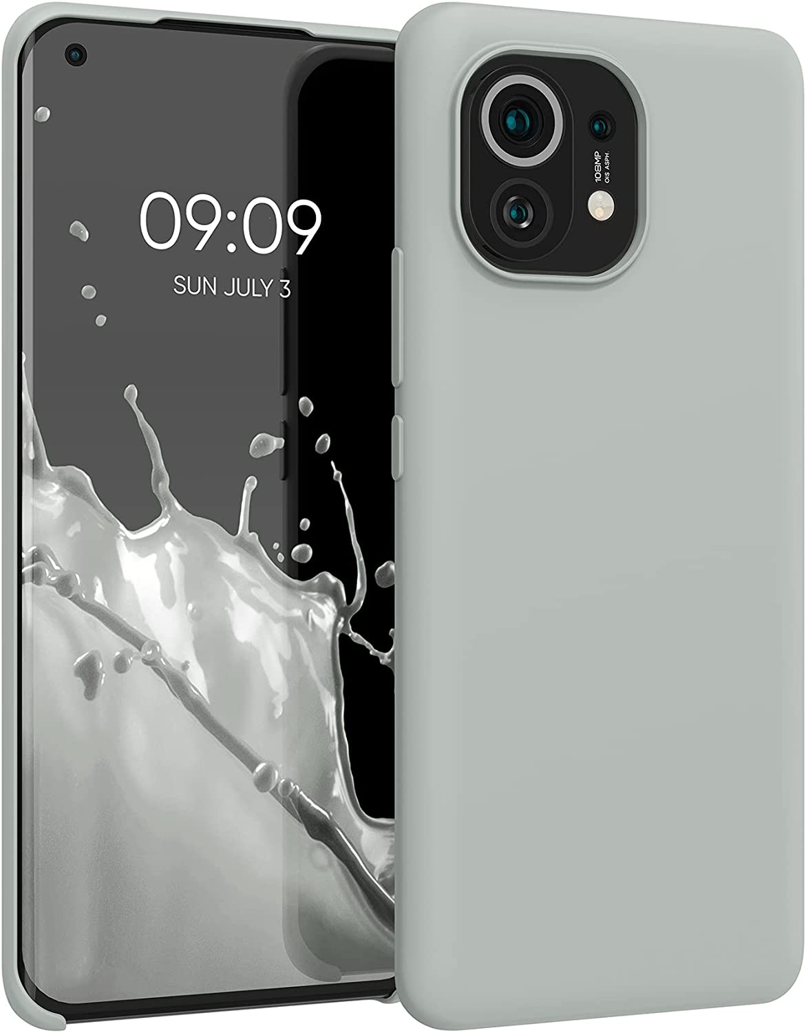 KW Xiaomi Mi 11 Θήκη Σιλικόνης Rubber TPU - Light Grey Matte - 54379.70