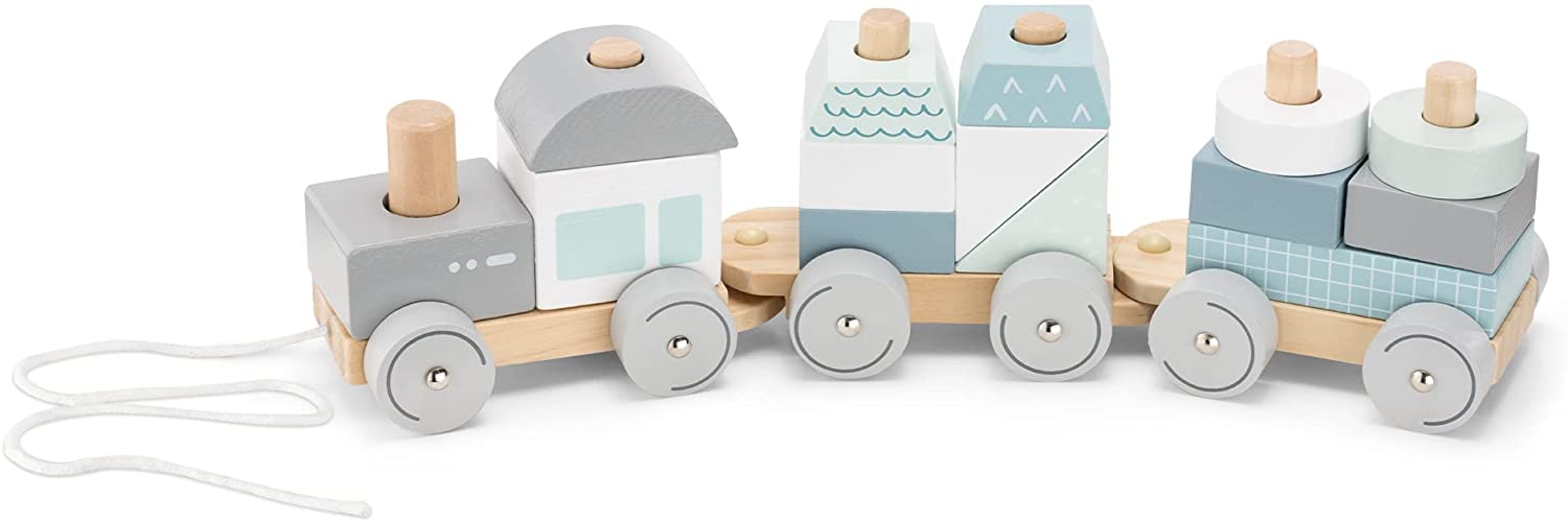 Navaris Ξύλινο Τρενάκι - Grey - 55243.01