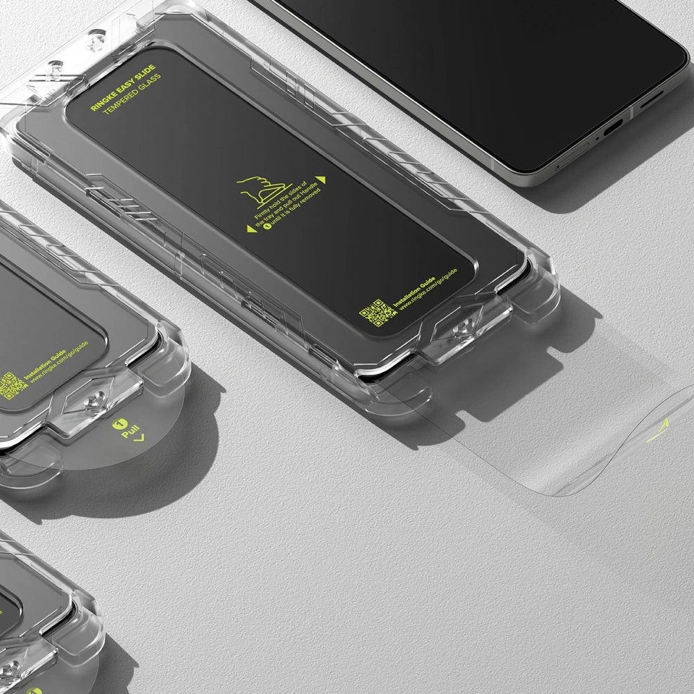 Ringke Samsung Galaxy S25 Edge - Easy Slide 2.5D 9H Αντιχαρακτικό Γυαλί Οθόνης - 2 Τεμάχια - Clear