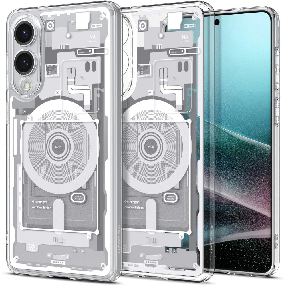 Spigen Samsung Galaxy S25 Edge - Ultra Hybrid Mag - Σκληρή Θήκη με Πλαίσιο Σιλικόνης Και MagSafe - Zero One White