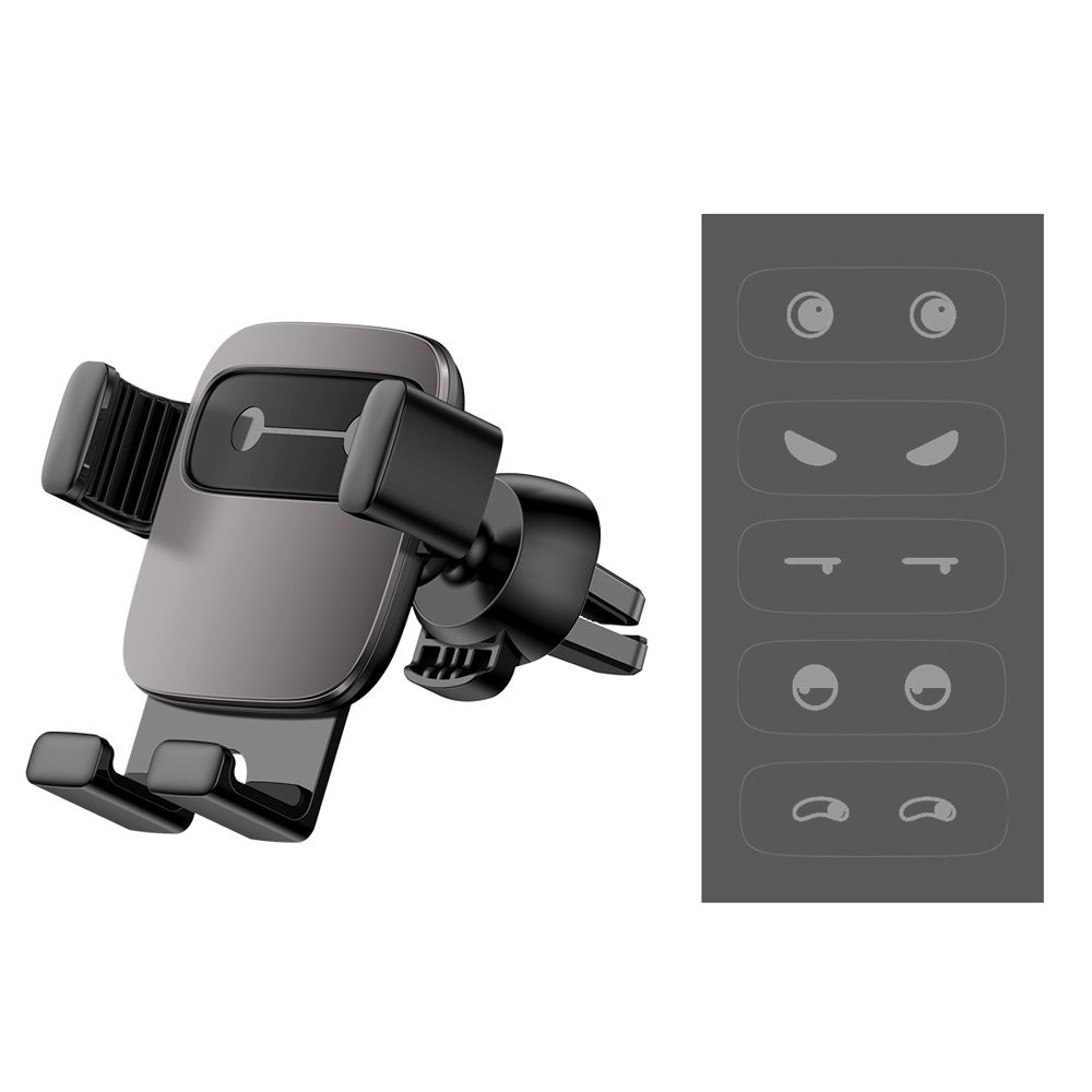 Baseus Cube Gravity Car Air Vent Mobile Holder - Universal Βάση Αυτοκινήτου Αεραγωγού - Black - SUYL-FK01