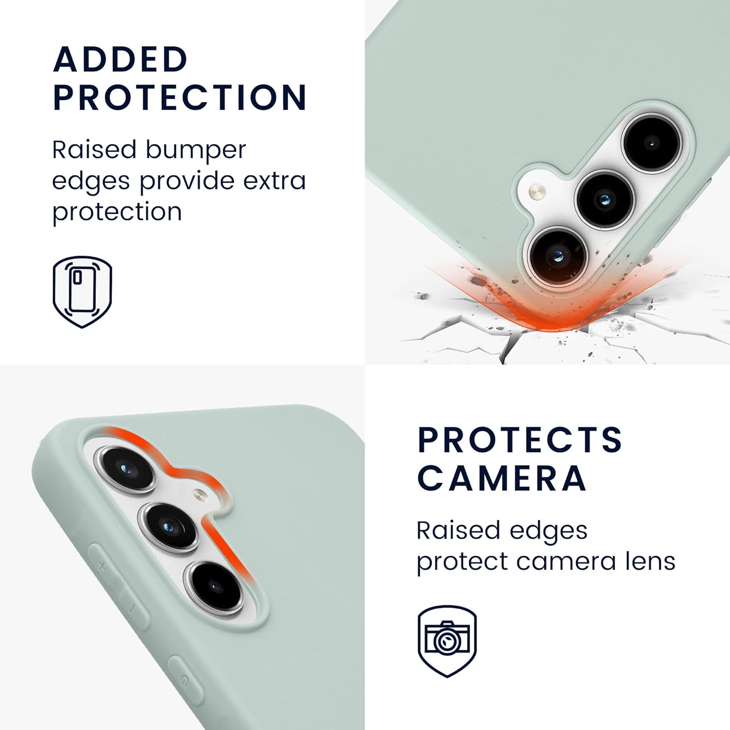 KW Samsung Galaxy A35 5G Λεπτή Θήκη Σιλικόνης TPU - Cool Mint