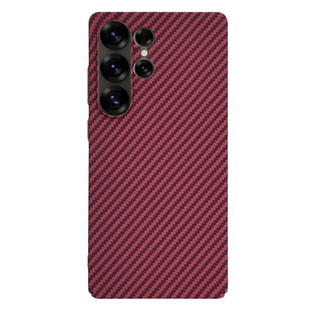 Techsuit Samsung Galaxy S25 Ultra Σκληρή Θήκη Carbonite FiberShell - Red