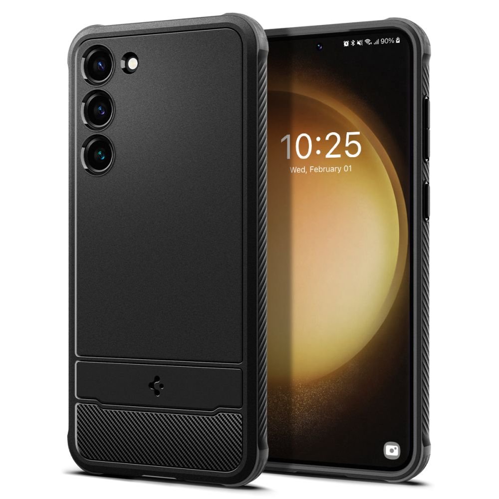 Spigen Samsung Galaxy S23 Θήκη TPU Rugged Armor - Black Matte