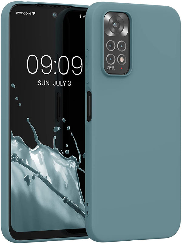 KW Xiaomi Redmi Note 11 / Redmi Note 11S Θήκη Σιλικόνης TPU - Arctic Blue - 57368.207