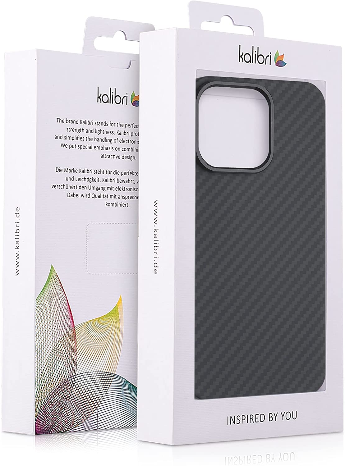 Kalibri iPhone 13 Pro Σκληρή Θήκη Aramid Fiber Body Armor - Black Matte - 56403.47