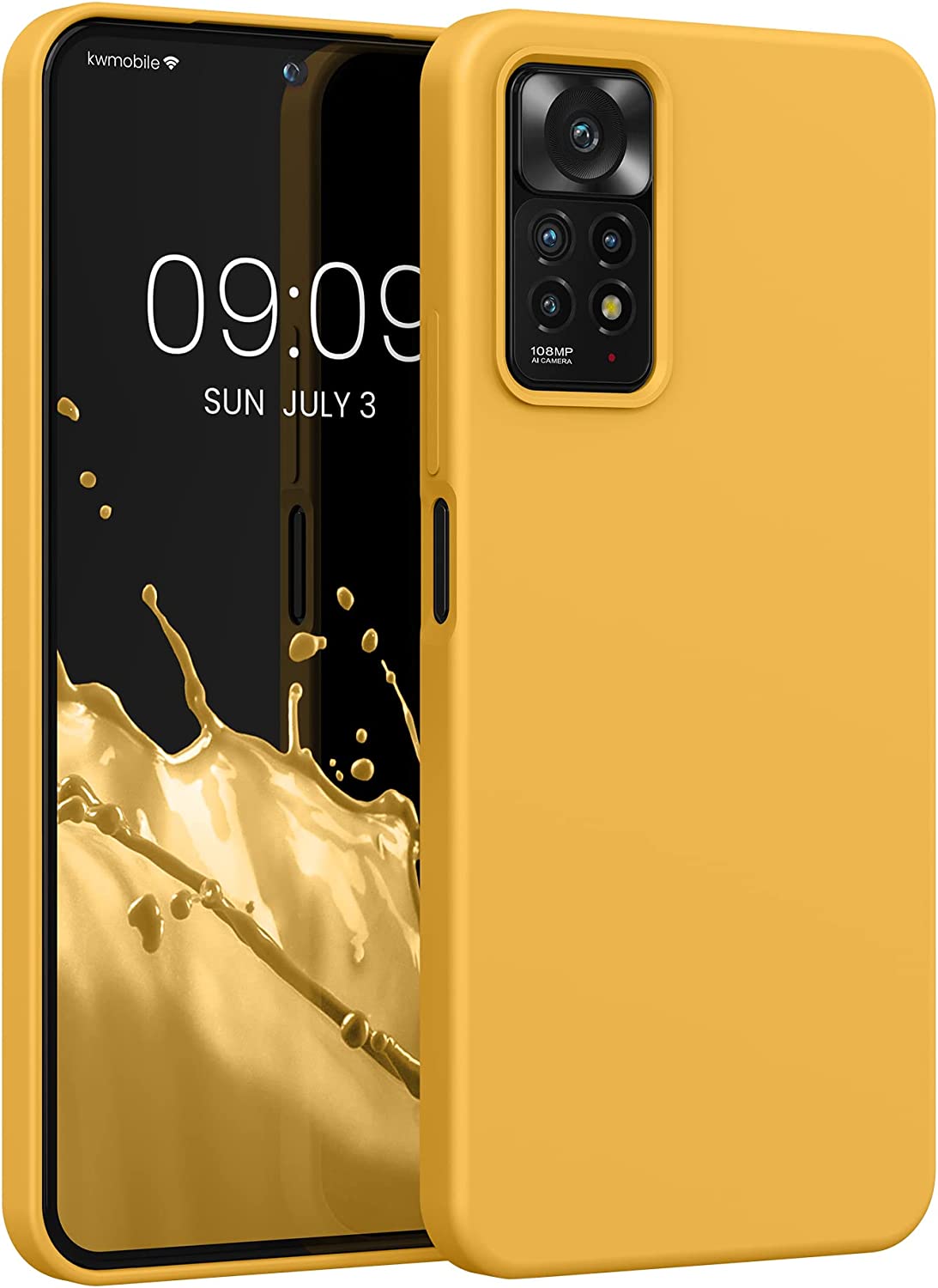 KW Xiaomi Redmi Note 11 Pro / Note 11 Pro 5G Θήκη Σιλικόνης Rubberized TPU - Mango - 57373.191