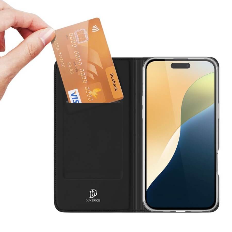 Dux Ducis iPhone 16 - Skin Pro - Θήκη Βιβλίο - Black