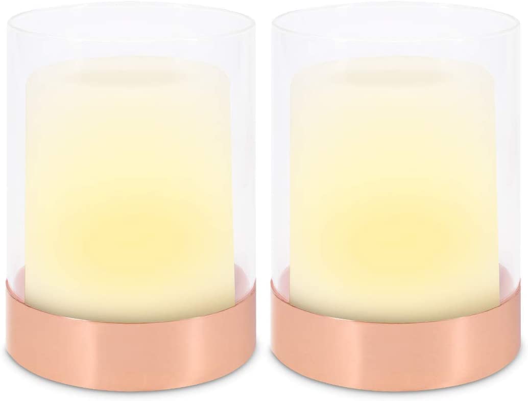 Navaris Solar Garden Candles Σετ με 2 Ηλιακά LED Κεριά Εξωτερικού Χώρου - White - 51100.01.02