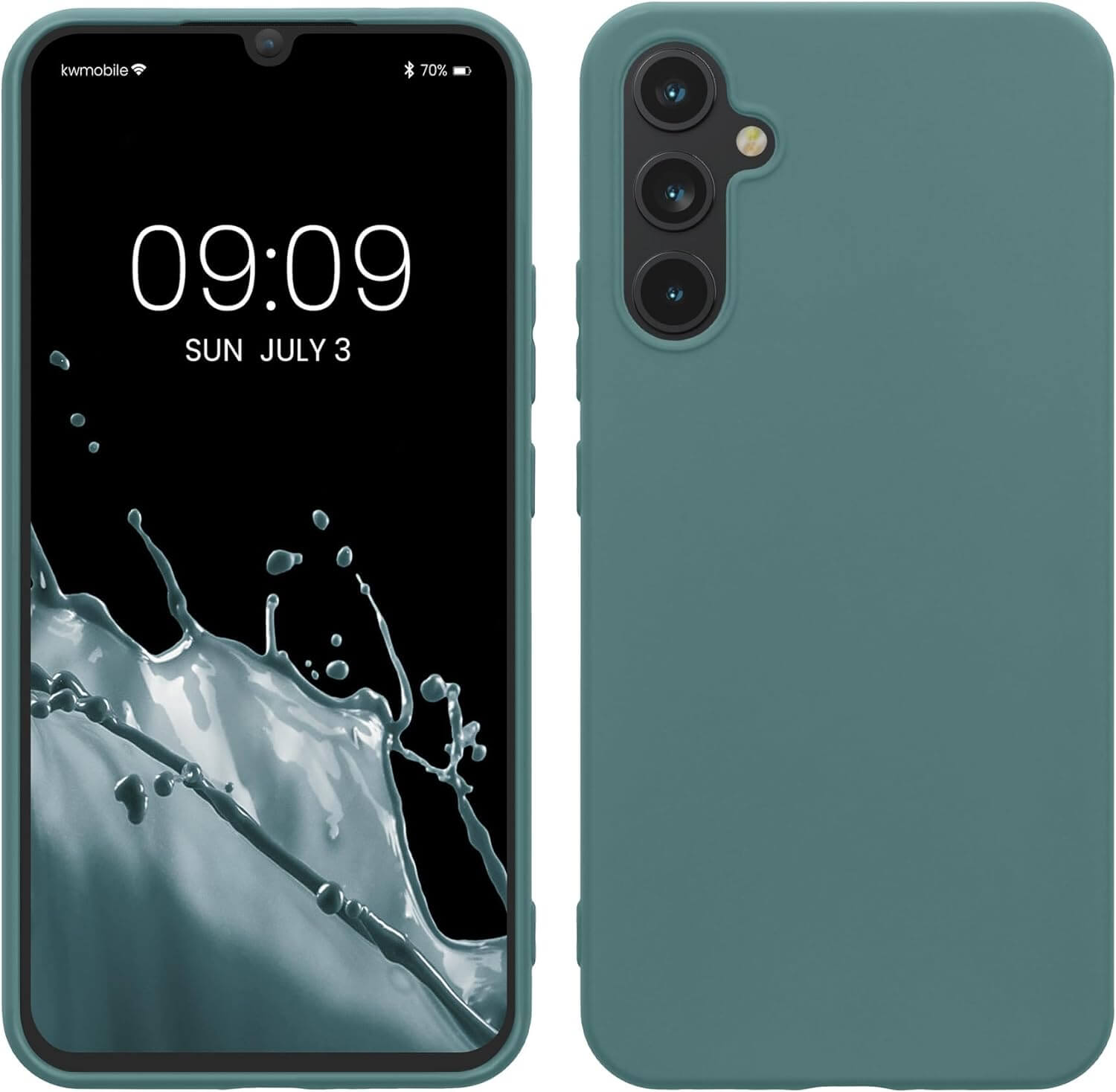 KW Samsung Galaxy A34 5G Θήκη Σιλικόνης TPU - Arctic Night - 60809.207